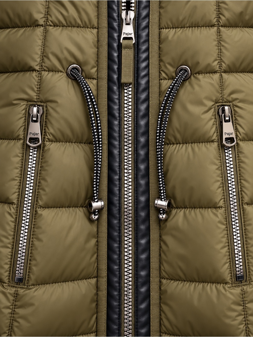 Pajar Oskar Winter Puffer Coat | Olive | Full-Zip Hood| Size Small - Picture 6 of 8